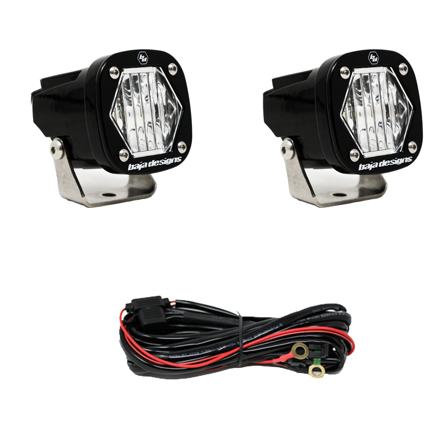 Baja Designs - S1 Black LED Auxiliary Light Pod Pair